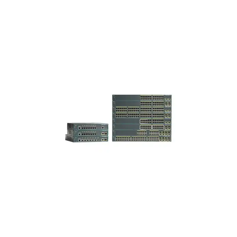 Cisco Catalyst 2960-24PC-L - Commutateur - Géré - 24 x 10 - 100 (PoE) + 2 x SFP Gigabit combiné ... (WS-C2960-24PC-L-RF)_1